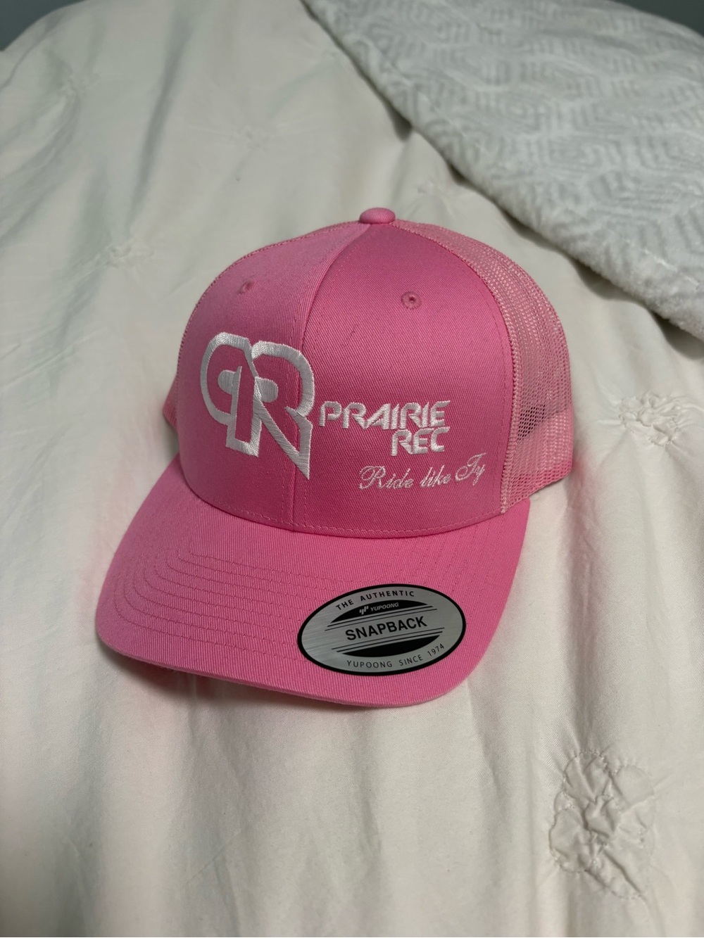 ❗️MASSIVE SALE❗️ Prairie Rec Pink Mesh Snapback Hat